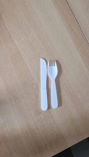 Travel cutlery (Knife and Spork) with Box
