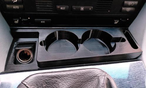 BMW 5-Series E39 Cup holder_insert v1 @NWORKS