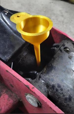Car Jack Long Thin Funnel