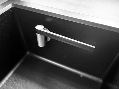 Sink-side dishcloth holder
