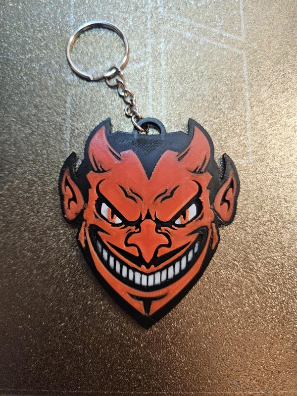 Halloween Devil Man Keychain