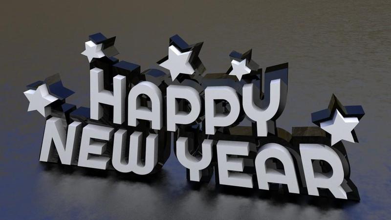 Happy New Year Sign