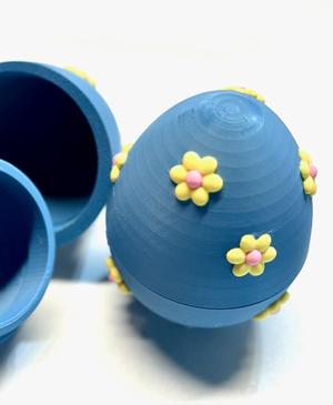 Floral Egg by Teal Cat Creative