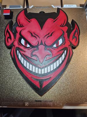 Halloween Devil Man Big Emblem