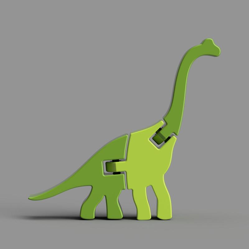  Articulated Brachiosaurus
