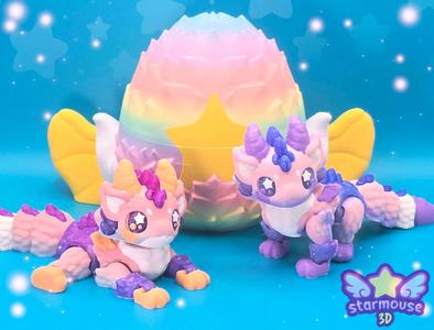 Emmy the Baby Twilight Dragon Flexi + Egg