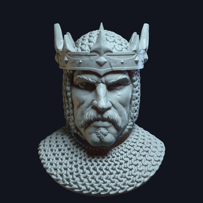 Palomino the Knight v3 (actiong figure head)
