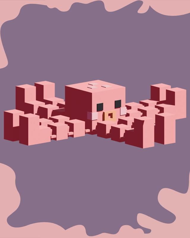 Voxel Flexi Octopus