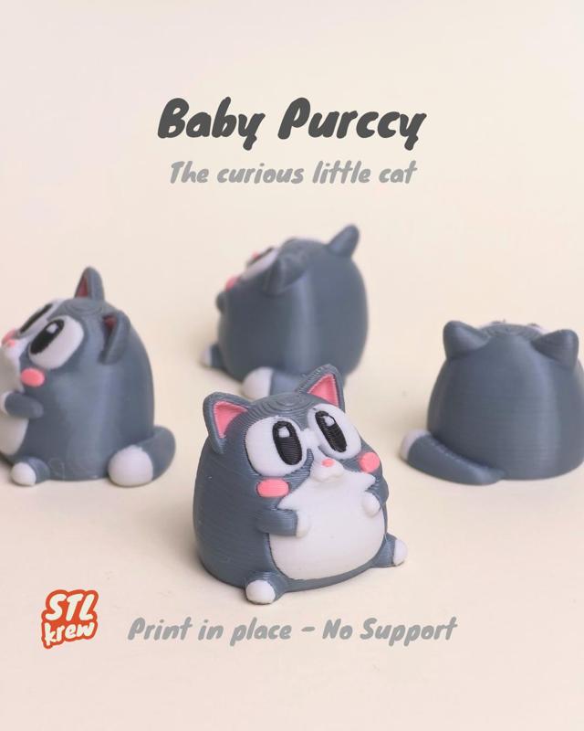 Cute Cat keychain - Purccy no support