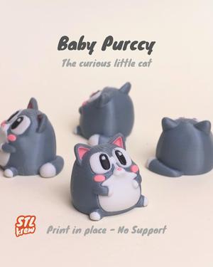 Cute Cat keychain - Purccy no support