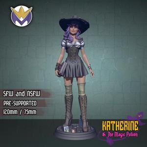 Katherine, The Witch (75mm, 120mm)+NSFW Versions