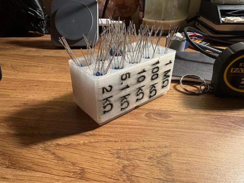 Gridfinity Resistor Organiser Caddy   