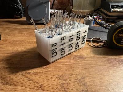 Gridfinity Resistor Organiser Caddy   