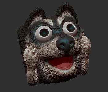 Dog Puppeteer Keycap