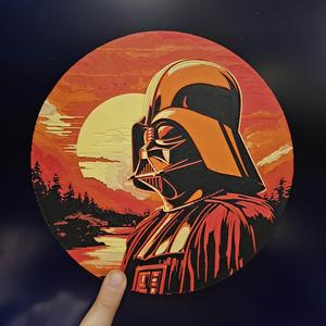 Star Wars (Inspired) "Sith Sunset to Sunrise" HueForge Darth Vader
