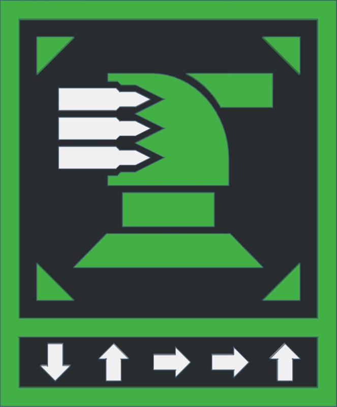 Helldivers 2 Stratagem Plaque (Machine Gun Sentry)