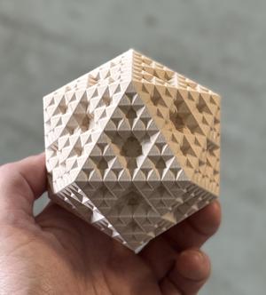 Sierpiński Icosahedron - Level 3