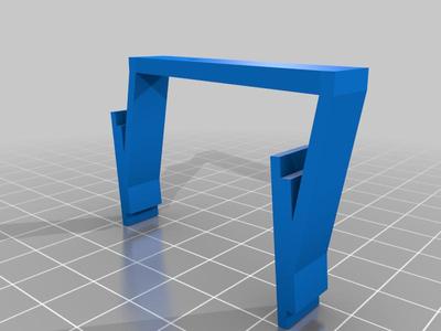 HotWheels miniatures track display wall mount support