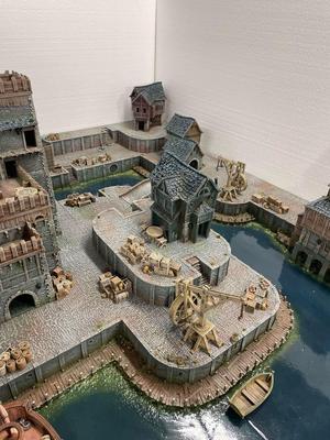Ancrabourg - Quay wall set