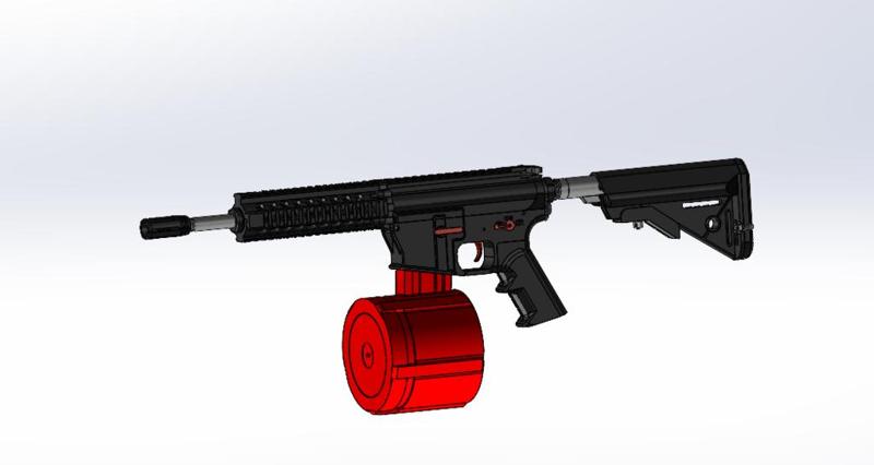 Magazine Drum M4
