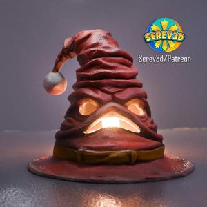 Santa's Sorting Hat - Mini Christmas Lamp - Serev3D