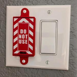 Hinged Paddle Switch Cover   