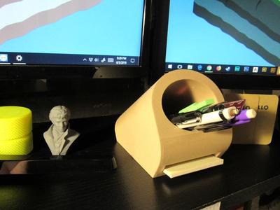 Pencil Cup Post It Holder