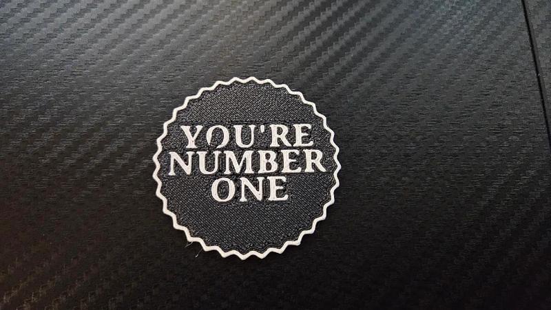 You're Number One Medal   