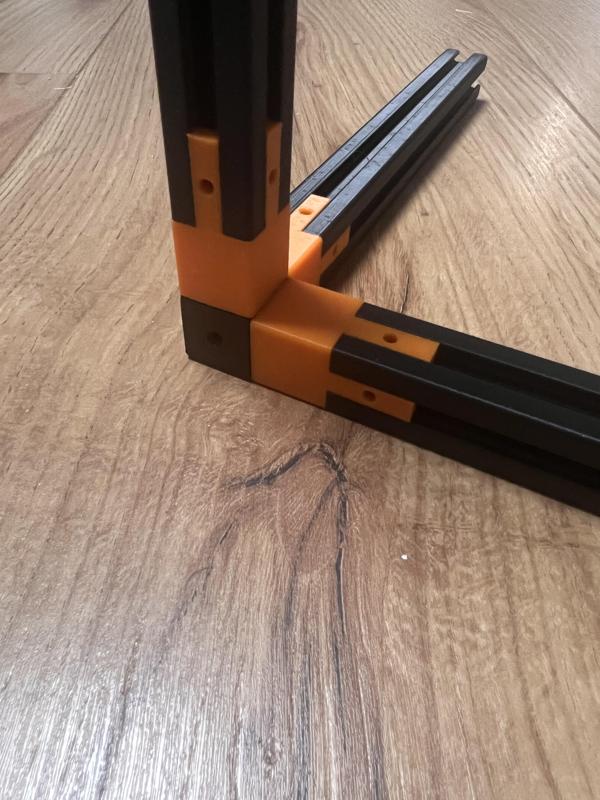 cube connector for 2020 extruded aluminum profiles