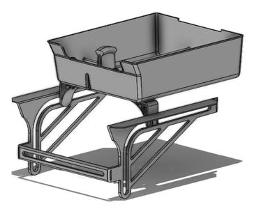 Rivian Armrest Console Slide-out Tray Mechanism Parts