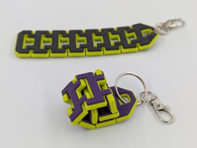 Articulated Flexi Keychain Fidget