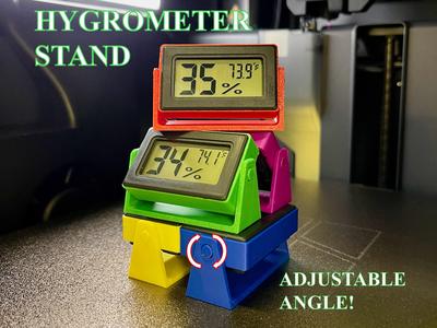 Adjustable Angle Hygrometer Thermometer Holder
