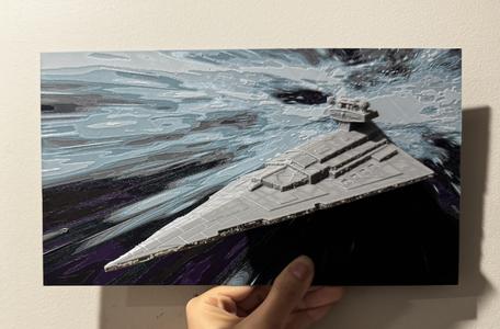 Imperial Star Destroyer - Hueforge Hybrid