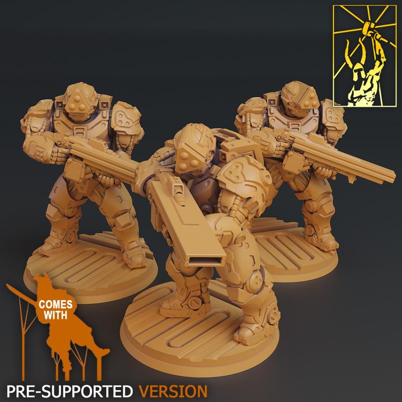 Cyber Forge Seeker Marines