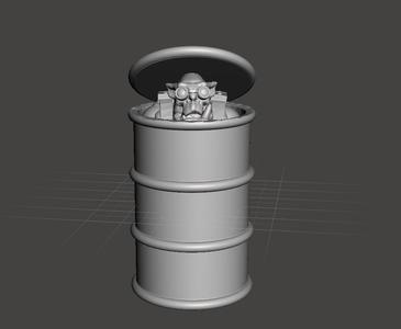 Sneaky Barrel Ork