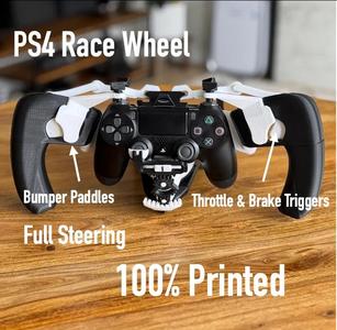 PS4 Controller Racing Wheel 100% 3D printed - TEST FIT   