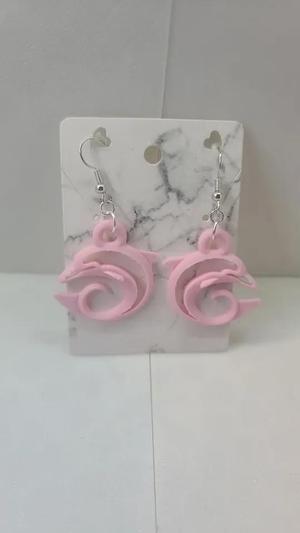 Dolphin Earrings Halves   