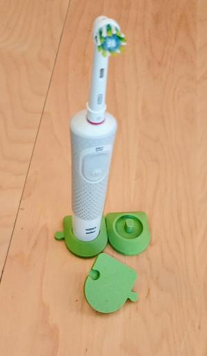 electric toothbrush holder puzzle