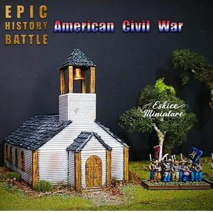 Eglise / Church - Epic History Battle of American Civil War -15mm scale