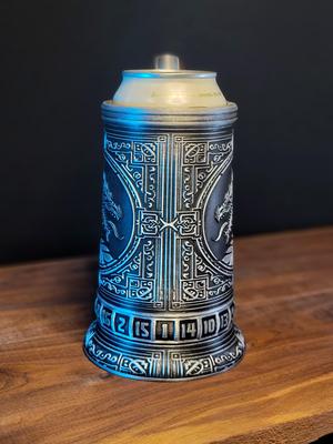 12 oz Dragon D20 magnet spinner can cozy