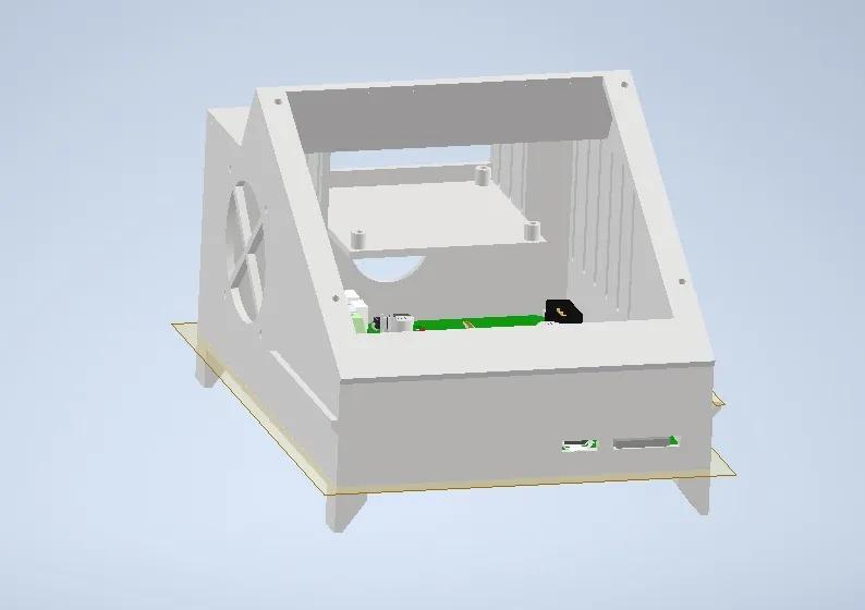 Ender 3 External electronic case (BTT E3 v3 + OPI Zero3)   