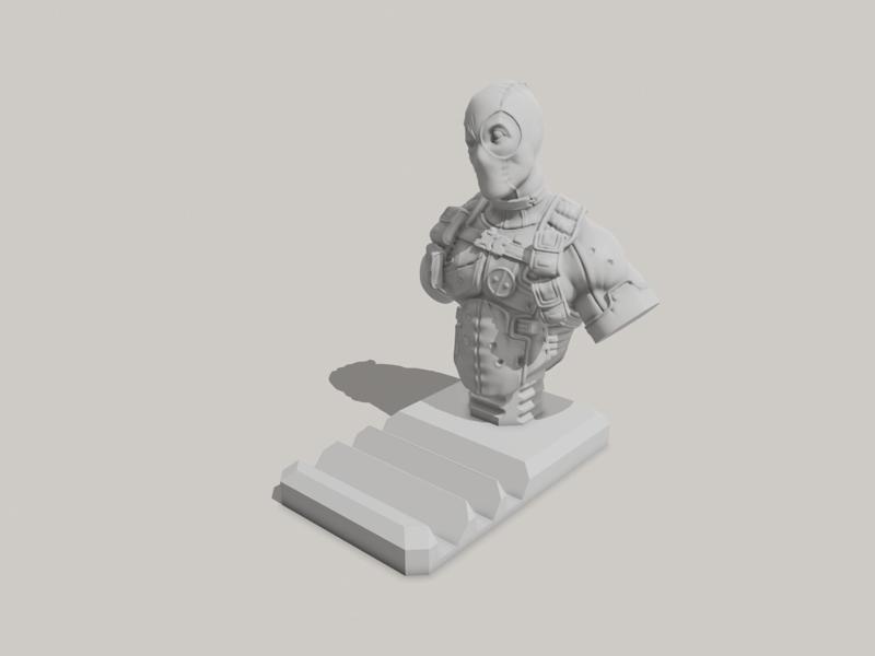 Deadpool bust phone stand / Deadpool Handy Halter 