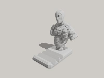 Deadpool bust phone stand / Deadpool Handy Halter 