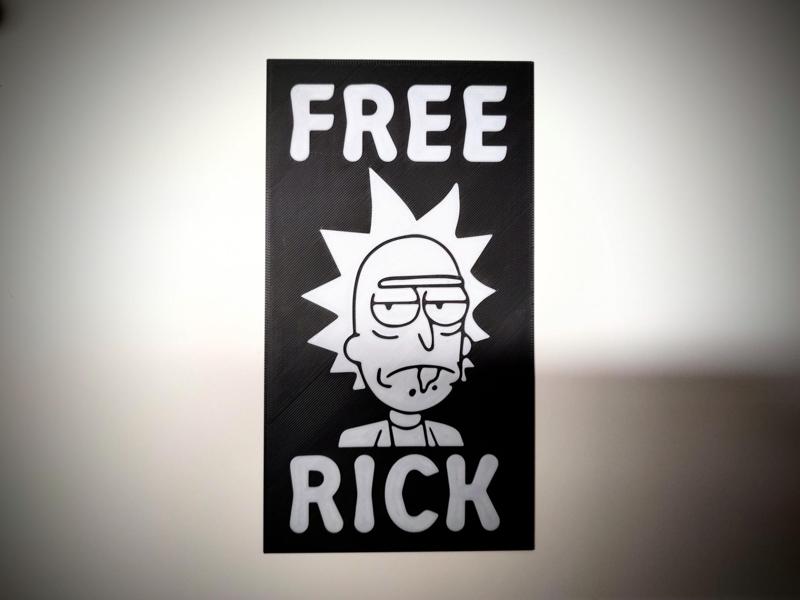 Free Rick Wall Art