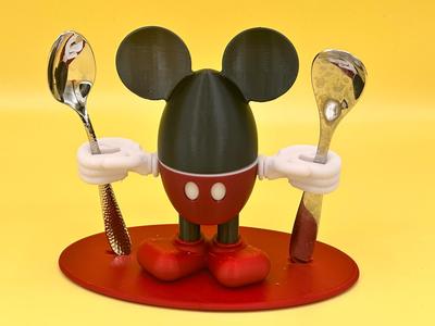 Egg cup in a Mickey Mouse design - no ams