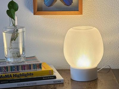 Minimalist Olive Shaped LED Lamp 