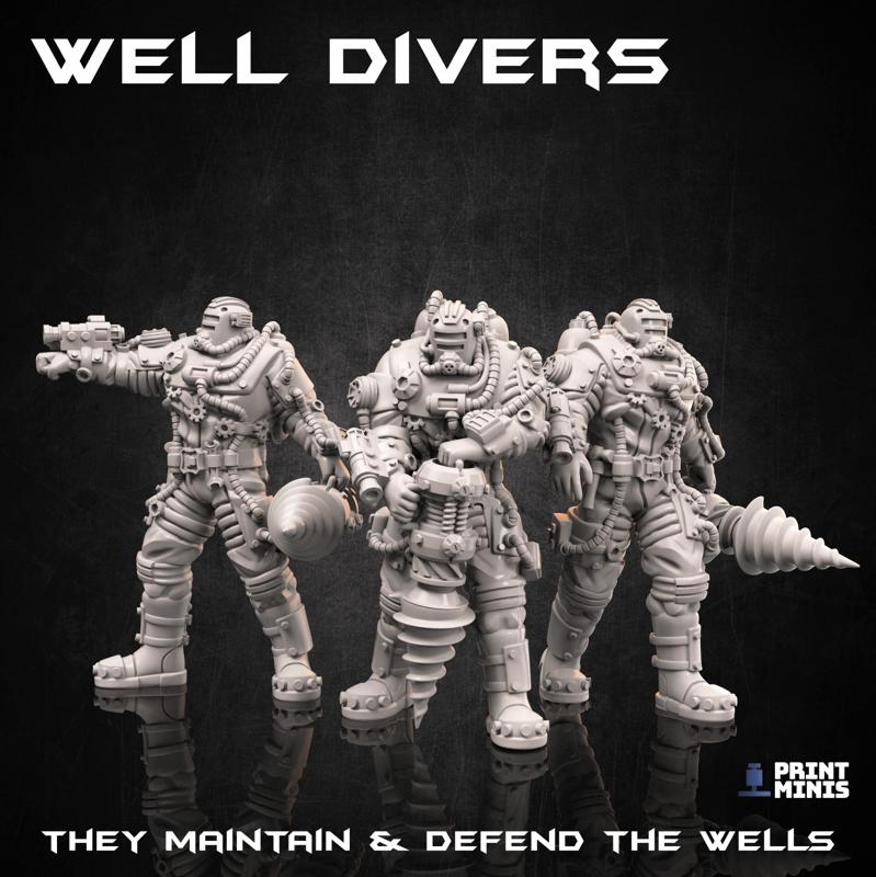The Well Divers x3 - Dimozian Sands Collection