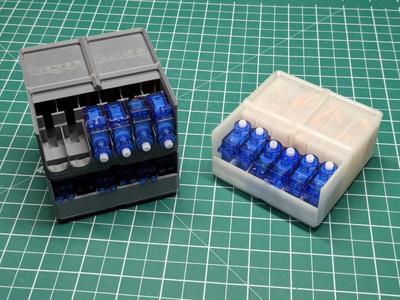 Stackable 9g Servo Holder for Gridfinity