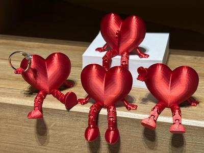 Articulated Hearts - 4 models - Valentine's Day