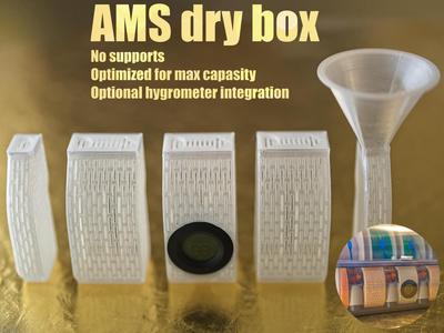 AMS dry box - designed for max desiccant capacity 